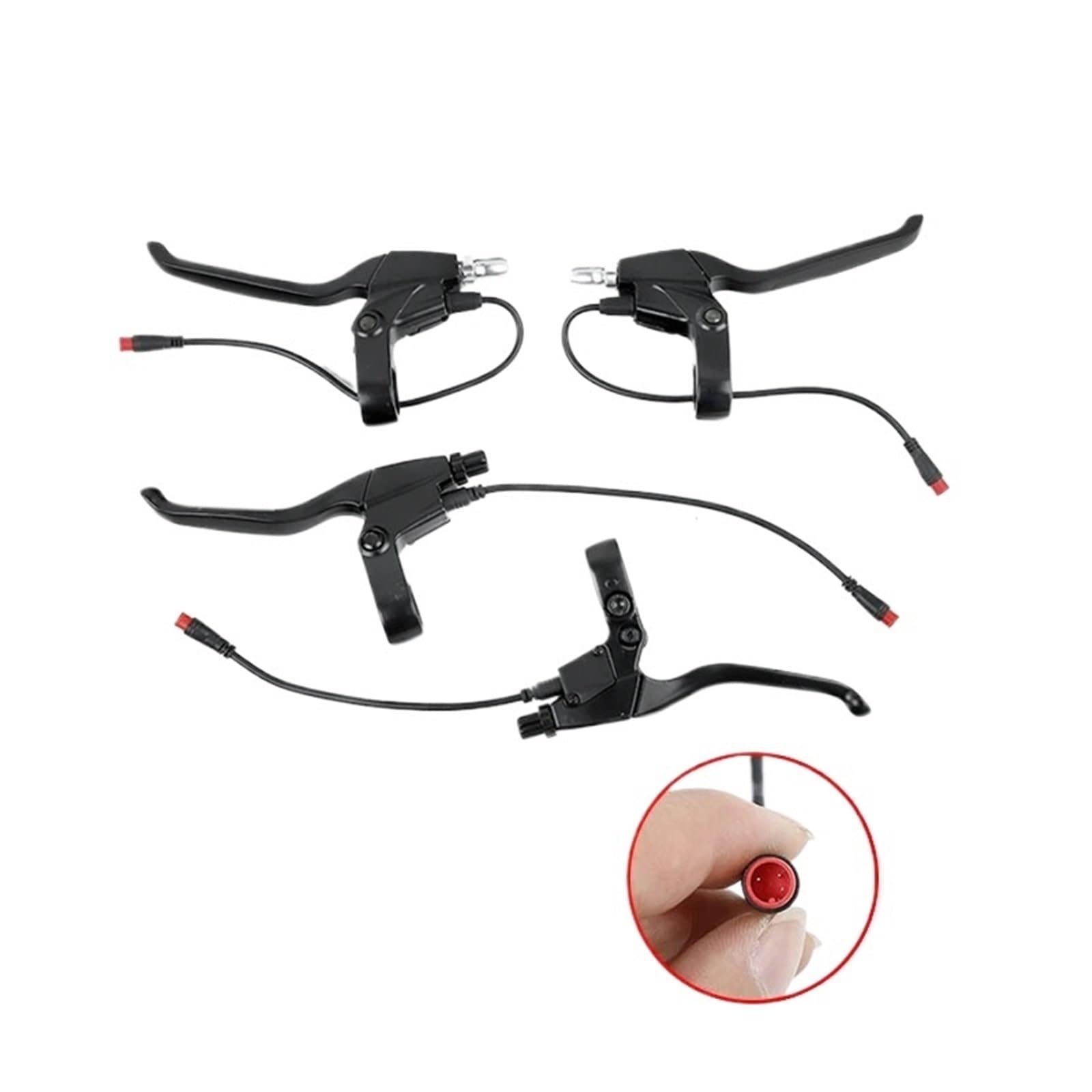 1 Leva Freno di Potenza for Monopattino Elettrico KU-Goo M4 PRO Kick Scooter E-Bike Maniglia di Ricambio in Lega di Alluminio