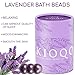 KIOQO Bath Oil Beads for tub 90s Lavender | Bath Pearls Beads with Oil Bulk | Bath Oil Pearls | 100% Natural Bath Oil Pearl for Bathtub Gift Set | Pack of 20