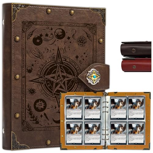 Image of DUROTAN Trading Card Binder for MTG /YGO /PTCG /Game Cards,Holds 240 Cards | Premium Collector Card Album for Standard Cards,Toys Gifts for Kids