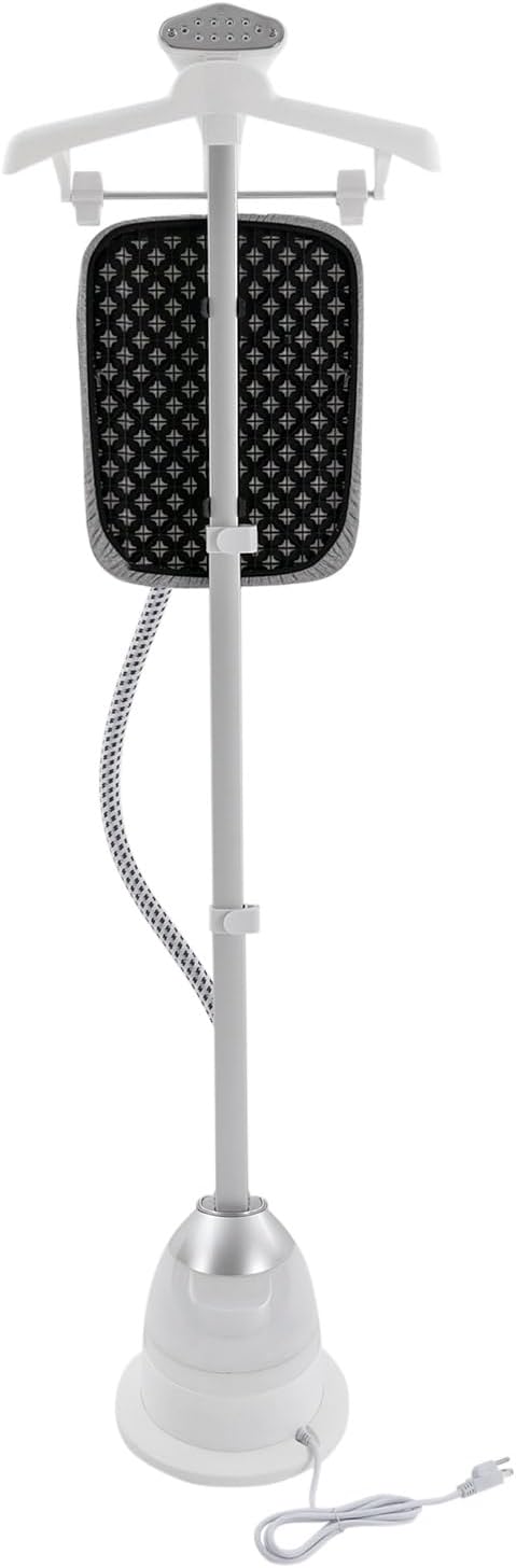 Standing Steamer for Clothes, Garment Steamer with 1.4L Water Tank, Clothing Steamer with10 Adjustable Gears, Adjustable Height Standing Steamer Fast Heats in 45s (White)