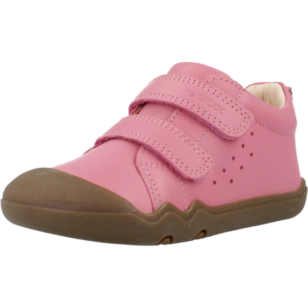 Geox Baby B STEPPIEUP Girl A Sneaker, Pink, 2 UK Child