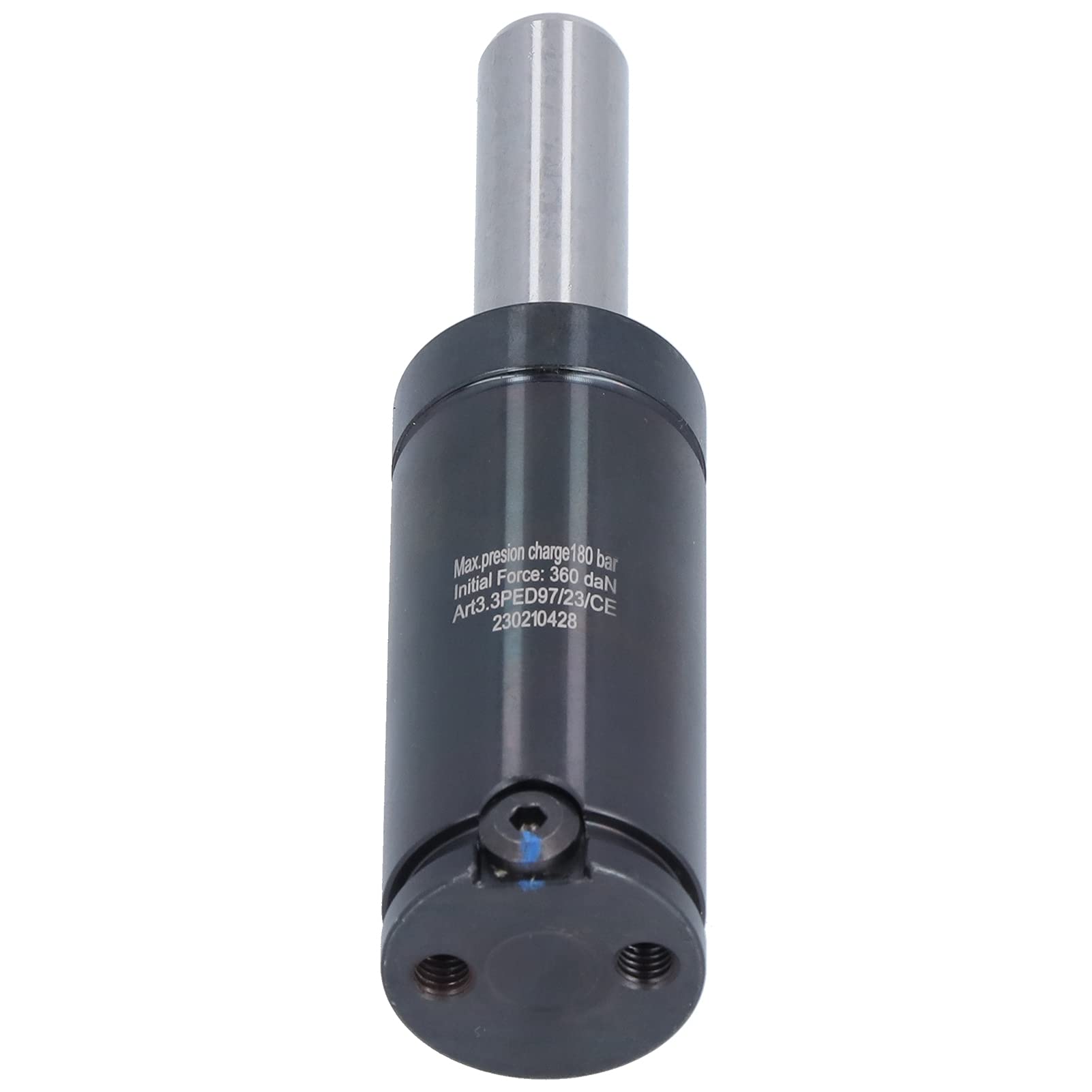Fyearfly Cilindro de aleación de resorte de gas nitrógeno de 31,9 mm x 16 mm, pieza de estampado industrial microcomprimido con agujero de tornillo M6 fuerza 3600N, incluye caja de almacenamiento