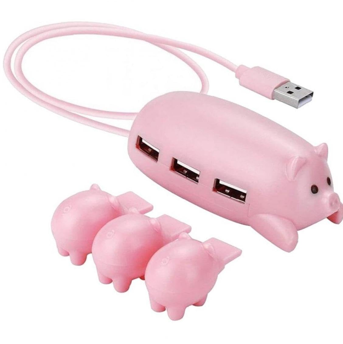 m&m's レア * USB ハブ スプリッター Amazon.co.jp: かわいい ブタ Usb 2.0 ハブ 3-in-1 Usb スプリッター