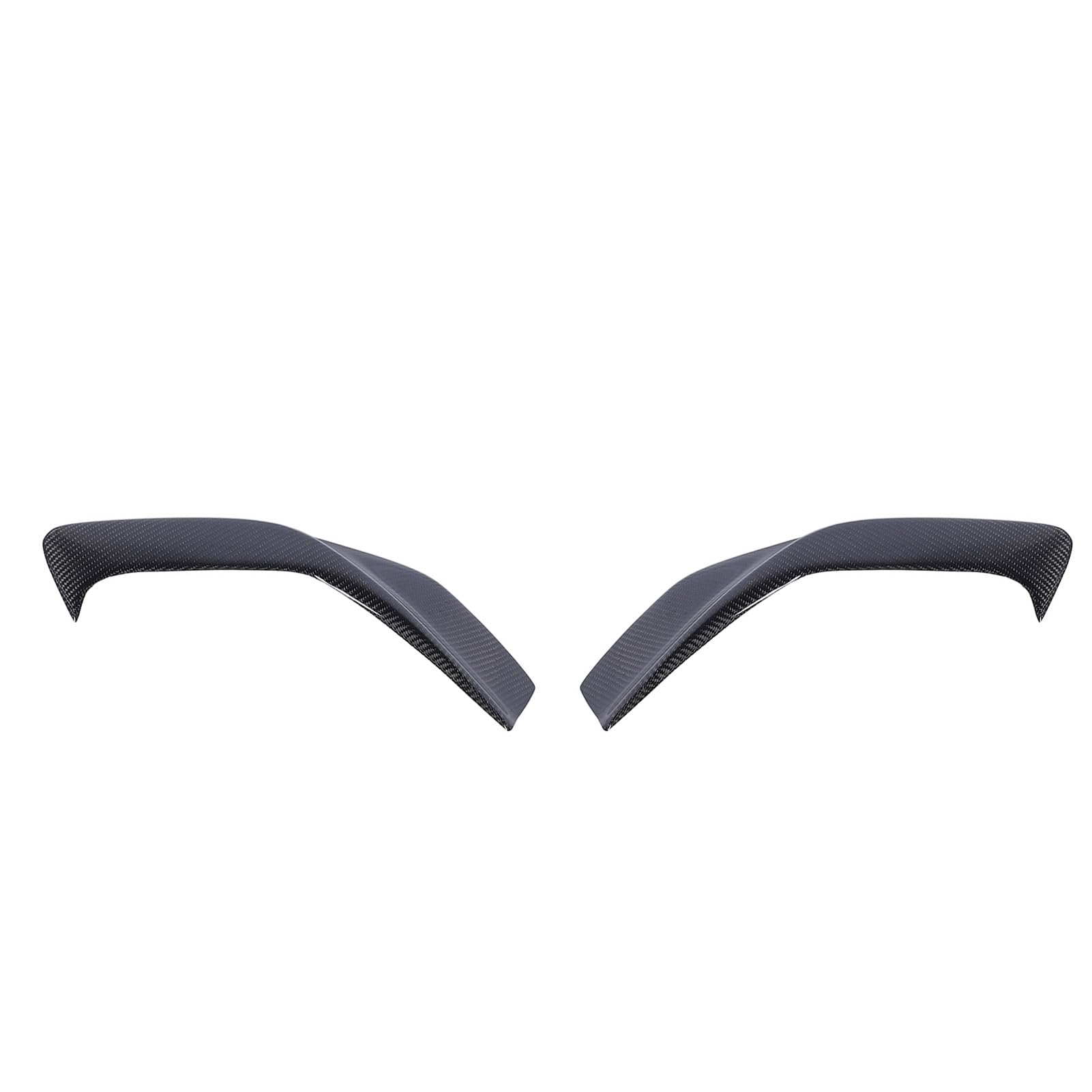 Sopracciglia Fari Per Auto MK6 AW 2018-2021 - Stile Carbon Look Nero Lucido - Adesivo A Doppia Faccia, Facile Installazione Senza Strumenti