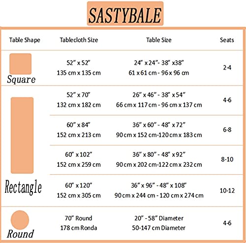 SASTYBALE Red and White Plaid Tablecloth,Rectangle Xmas Metallic Fabric Table Cloth Wrinkle Resistant Heavy Weight Polyester Table Cloths for Holiday Kitchen Dinning Tabletop(52" x 70") – Image 6