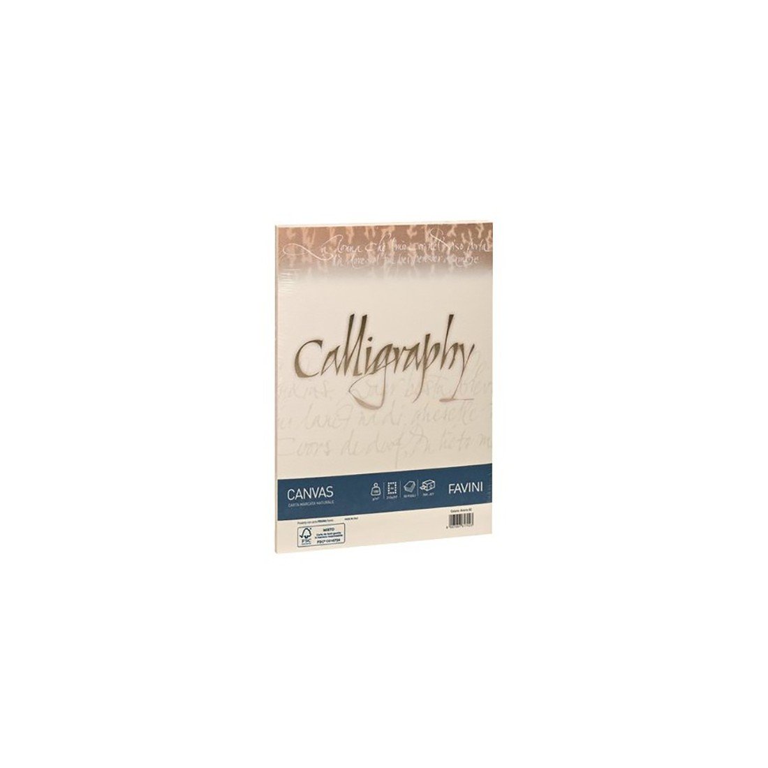 Favini Canvas Calligraphy Carta Inkjet A4 210x297 mm Avorio
