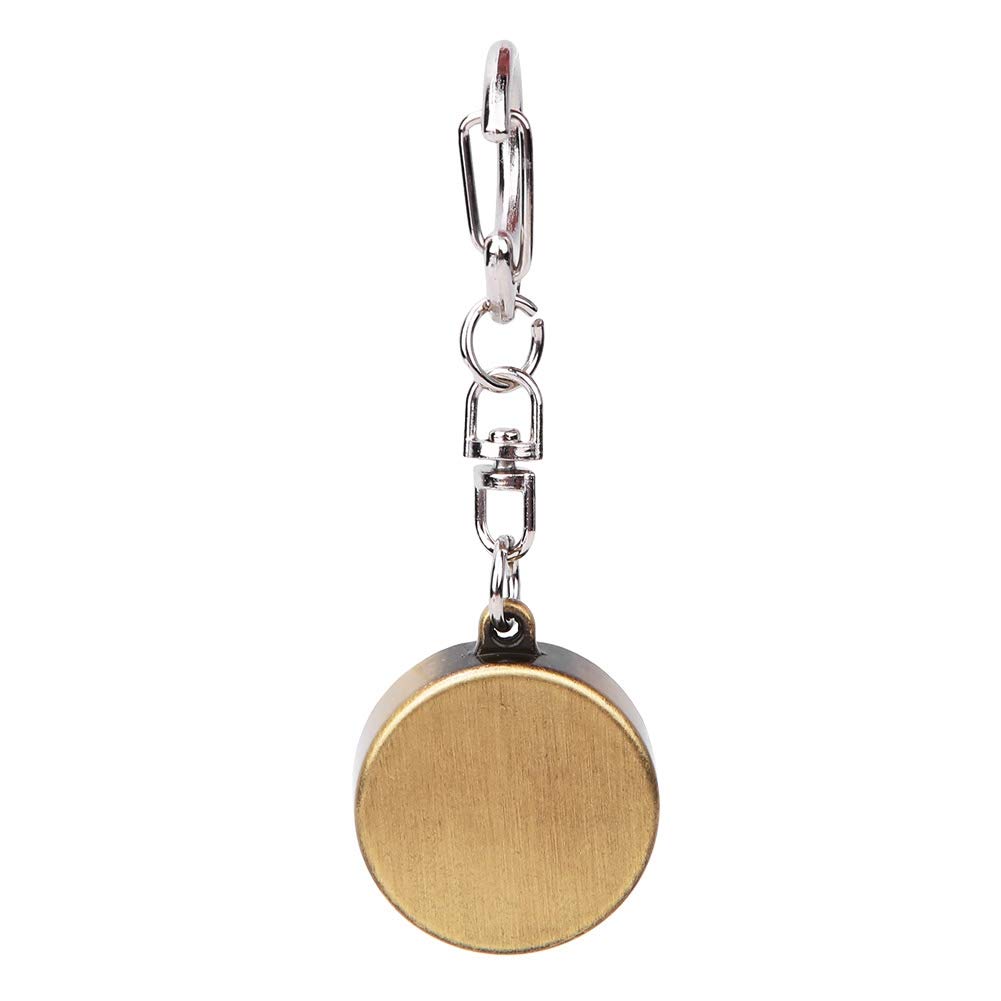 Llavero con Brújula, 2 uds., Brújula Pequeña, Llavero de Brújula de Bolsillo Compacto de Aleación de Zinc Portátil Vintage para Herramientas de Navegación Al Aire Libre