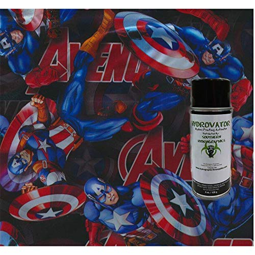 American Avenger Kit - with 6oz. Activator Hydro 1 Linear Film Dip Kit Hydrographics Film - Hydro Dip Film - Hydrographic Film - Water Transfer Printing - Hydro Dipping