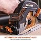 Evolution Handkreissäge R185CCSX Kreissäge Tauchsäge 1600W Inkl. Ø 185 mm HM-Sägeblatt Multi-Material-Schneiden Holz, Aluminium, Stahl, Kunststoff | Mit 3-teiliger 1020mm Mini-Schiene Führungsschiene