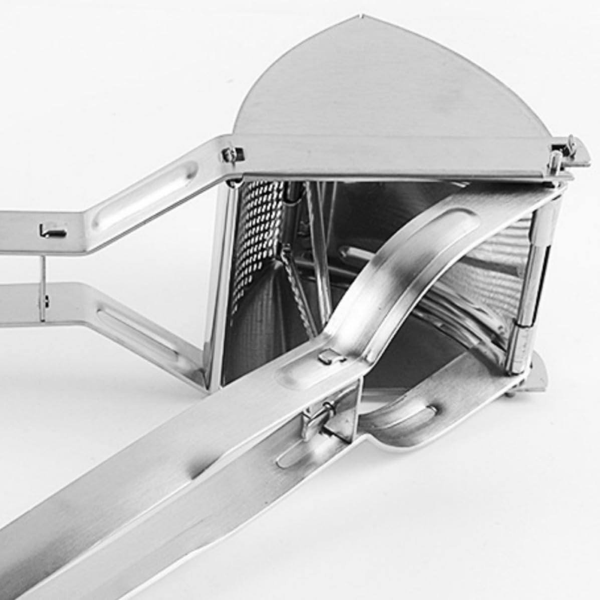 Uonlytech Schiacciapatate Manici Ergonomici in Acciaio Inossidabile Multifunzione Pressa Manuale Facile da Usare per Verdure e Frutta per Purè e Succo