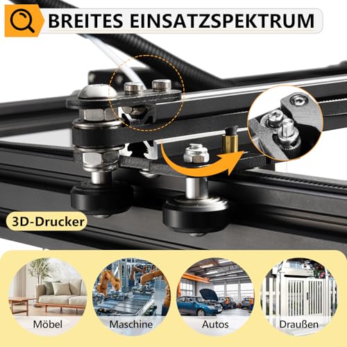 631 Stück M3 Schrauben Muttern Sortiment Set, Edelstahl Zylinderschrauben Innensechskant Schrauben mit Muttern und Unterlegscheiben Set - M3 x 6mm /8mm /10mm /12mm /16mm /20mm /25mm /30mm