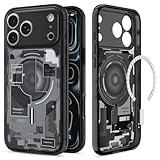 Immagine di Spigen Cover per iPhone 17 Pro, Ultra Hybrid MagFit, Compatibile con MagSafe (Tecnologia DuraClear) - Zero One Black