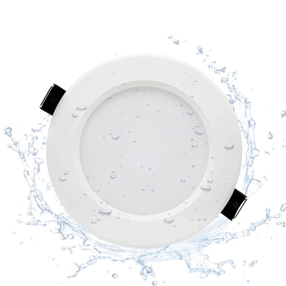 Rururug Warm White 3000K Ip65 Waterproof Led Downlight 5W 7W 9W 12W 15W 18W 24W Indoor Lamp Recessed Led Spot Light For Bathroom Ac220v 230V- 12W 230V Ip65
