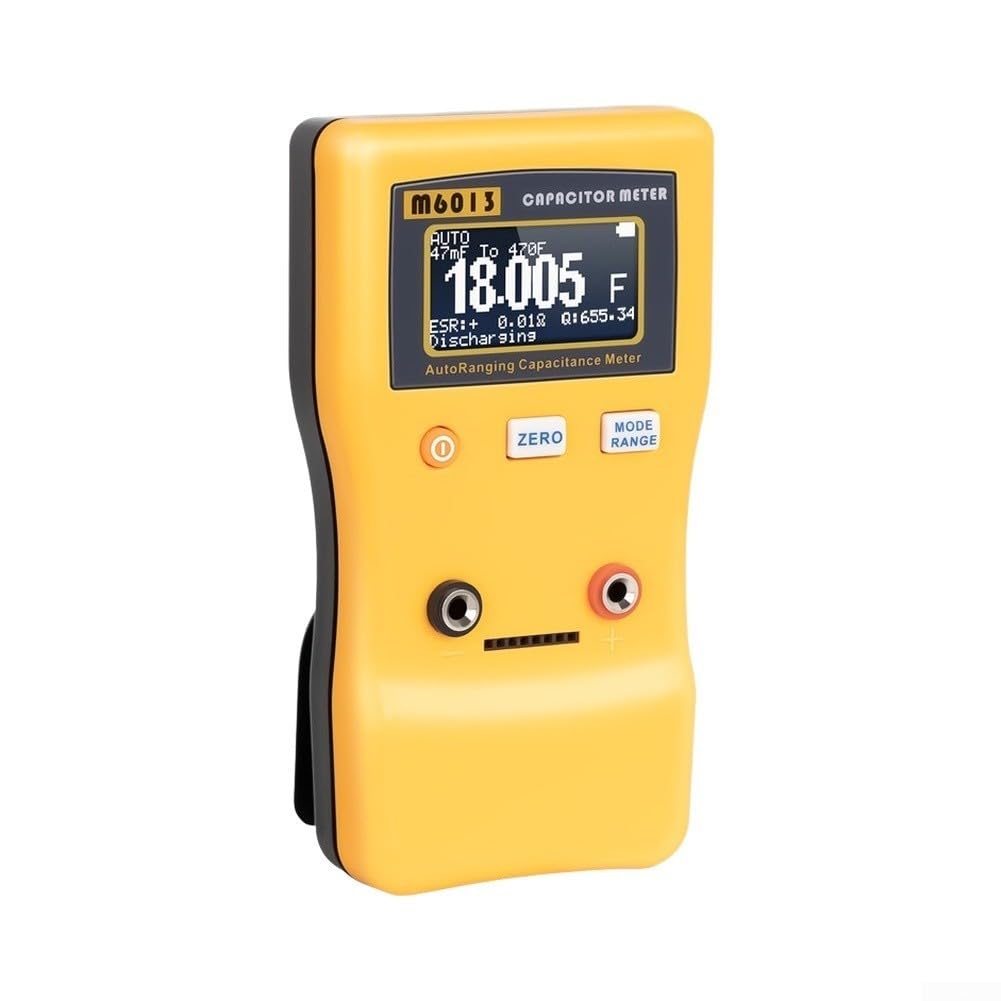 M6013 Digitales Kapazitätsmessgerät, automatische Reichweite, 5-stelliger USB-Tester für Heimwerker, schnelle Messung, 0,01 pF-470 mF, für Schaltkreistests, Wartung