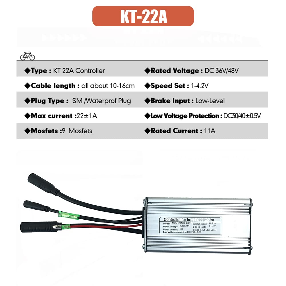 Kit Centralina 36/48V 22A + Display LCD3 + PAS Universale Per Motori Brushless &ndash; Capobranco