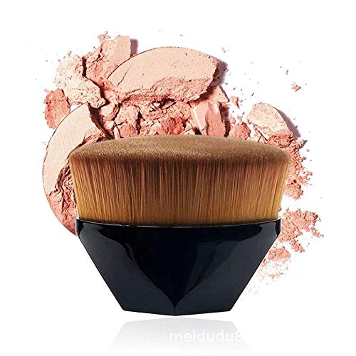 zhuangyulin6 1 PC Foundation Brush Liquid Brush Make up Brus, Haute densité Seamless Foundation Brush BB Cream pinceaux de Maquillage pour mélanger Le Liquide, Noir Cover