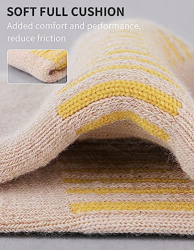 Airacker No Show Socks Womens Athletic Cushioned Low Cut Sports Running Ankle Socks for Women 6 Pairs2