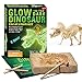 QUCHENG Kit di scavo fossile di Dinosauro - Scheletro Luminoso con Kit di scavo Interno, Giocattoli per Bambini, Archeologia e paleontologia Regalo di scienze educative della Festa di Pasqua