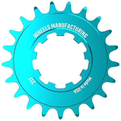 Wheels Manufacturing Solo-Speed Cog - 21t, Fits Solo-Spline and Solo-XD Kits, Teal