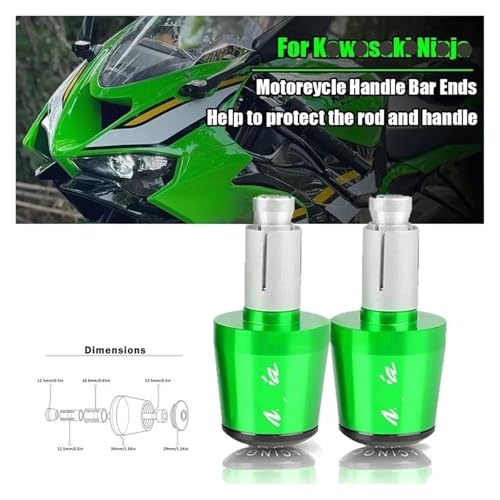 Contrapesos manillar Ninja 650 con acabado anodizado premium 5
