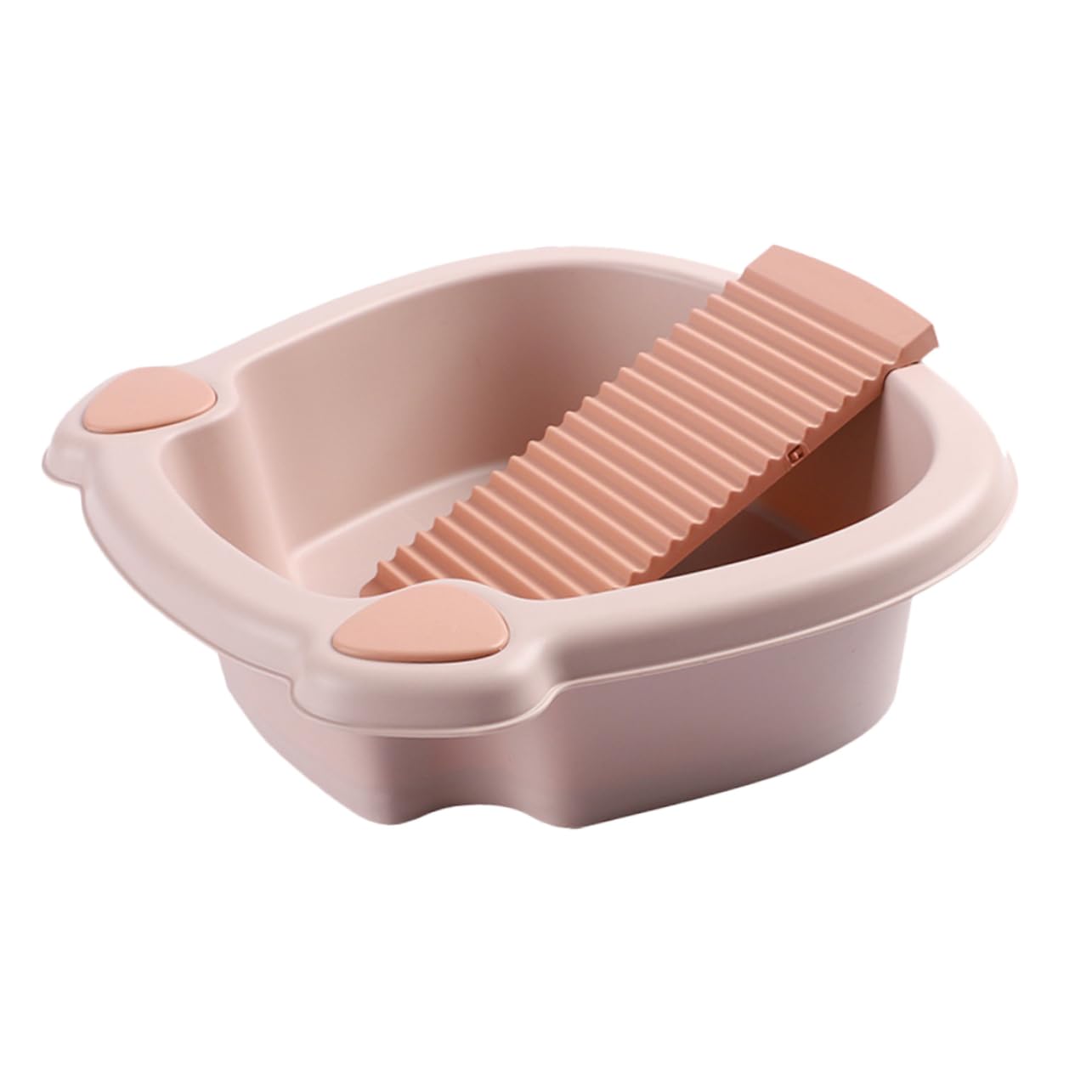 MUSISALY Hand Wash Board Laundry Basin for Hand Washing Sturdy Pp Material Non-slip Surface for Home Outdoor Activities