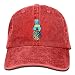 Produktbild AOHOT Herren Damen Baseball Caps,Hüte, Mützen, Classic Baseball Cap, Pineapple Dog with Glasses Denim Hat Adjustable Female Surf Baseball Cap