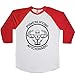 Shirtgoals Powerlifting Aficionado Unisex Baseball Long Sleeve Tee White-Red X-Large