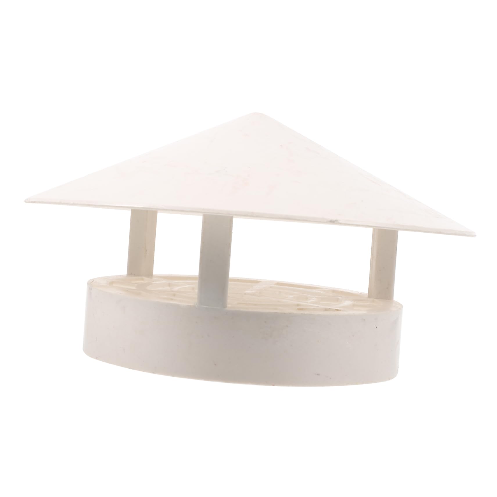 YGLSNVKWQ Roof Vent Cap Chimney Weatherproof Cover Easy Install Vent Cap Rainproof PVC Material Chimney Accessories