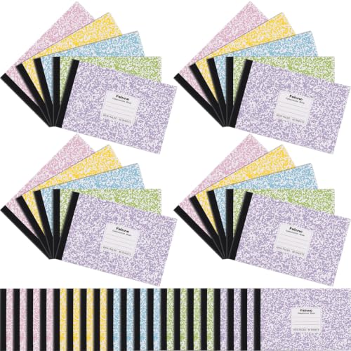 Carnets de composition lignés 11,4x19,3 cm Fainne pour fournitures scolaires vrac