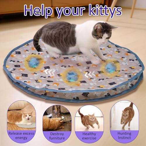 Giociv L06001 Interactive Cat Toys Ball Fast Rolling In Pouch thumb #7