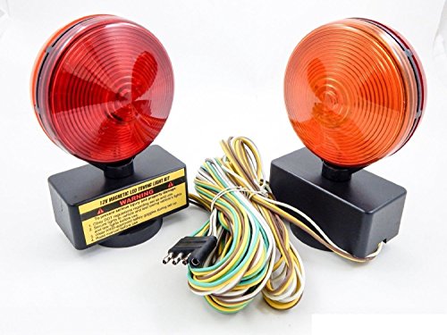 New! Towmate Yellow Sun Light TM22Y-4F, TM22Y 4 Pin Flat Transmitter, 22