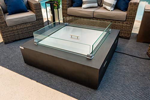 42-x-42-Square-Modern-Concrete-Fire-Pit-Table-w-Glass-Guard-and-Crystals-in-Brown-by-AKOYA-Outdoor-Essentials-Amber