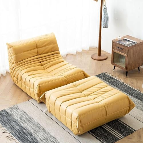 Beige Draaibare Relaxstoel + Voetenbank – Modern Beige Draaibare Relaxstoel + Voetenbank – Modern
