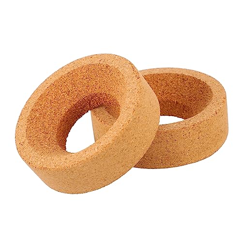 HOMOCONO 2pcs Round Bottom Flask Holders Cork Flask Stands Decorative Wine Cork Holders