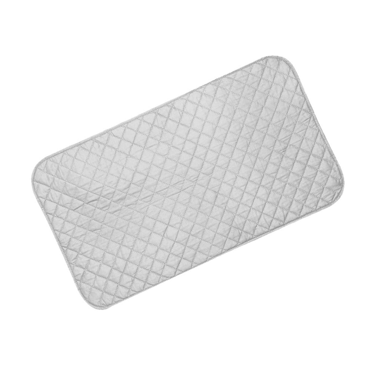 STOBAZA Dicke Bügelmatte 55x120 cm aus Baumwolle Hitzebeständig und rutschfest für Sicheres Bügeln Tischplatten Beim Reisen