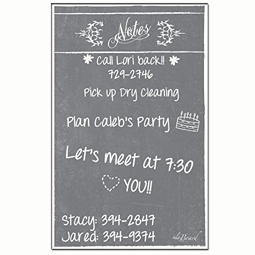 Dry Erase Magnet Notes Gray