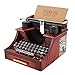 HUILITUIBIAN Musikkiste Kreative Retro Music Box Vintage Schreibmaschine Stil Mechanische Musikkasten Schmuckschatulle mit Schublade Geburtstagsgeschenk Musikboxen für Mädchen