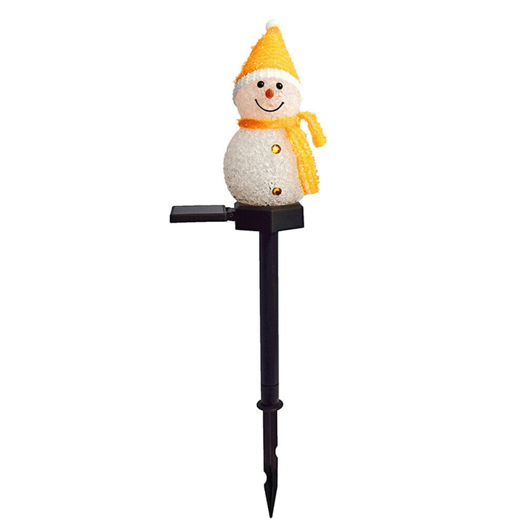CTRLZS Solar Lights Christmas Solar Powered LED Light Decor Outdoor Garden Stake Lamps Xmas Yellow