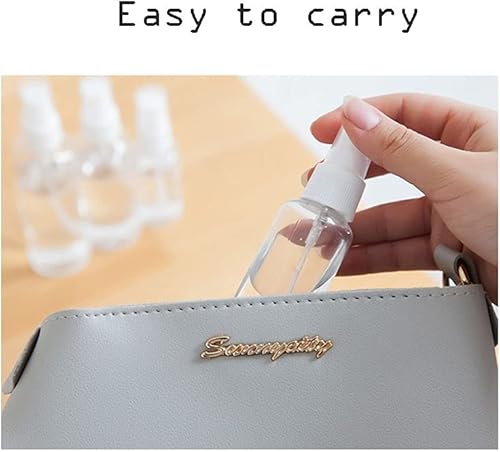 Miniatura 6 de Mini botella de espray de niebla fina, de plástico transparente, recargable y reutilizable, atomizador, contenedor de líquido para viajes,