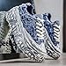 Aokisx Mens Chunky Platform Fashion Sneakers Canvas Shoes Trendy Suitable for outings Casual Gatherings Walking (Blue,9.5)