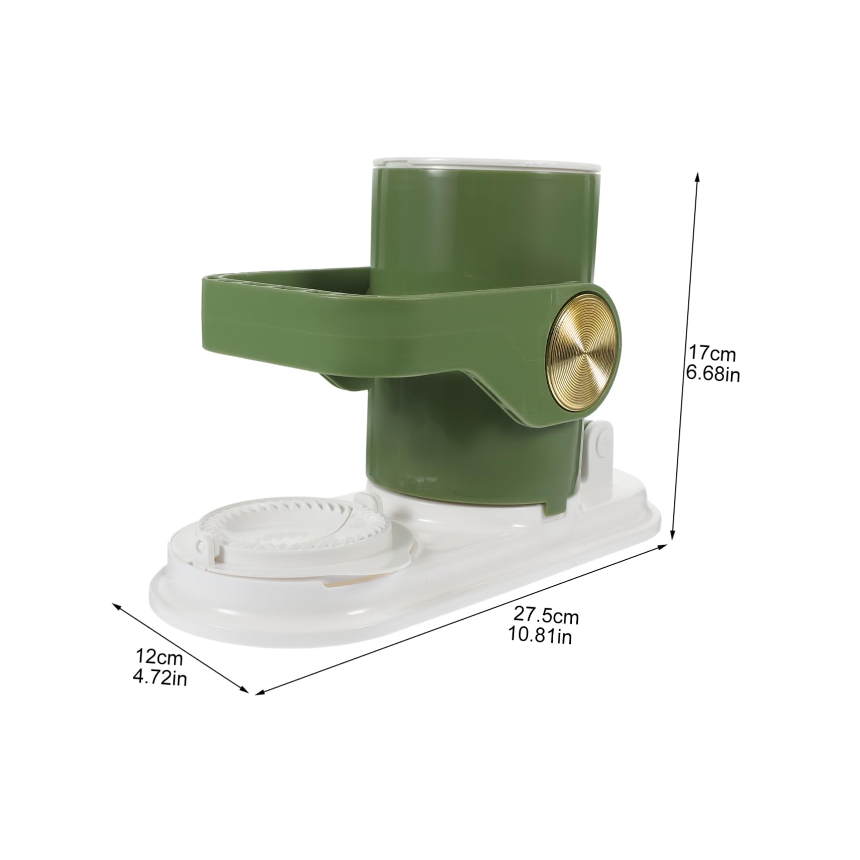 Luxshiny Dumpling Skin Mould 2-in-1 Dumpling Maker Machine for Family Friends Boys and Girls Simple Elegant Design