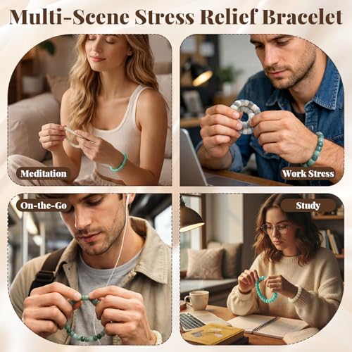 Image of Kingdder Bodhi Fidget Seed Bracelet Anxiety Relief