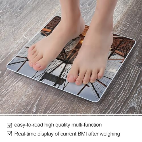 Báscula Digital de Baño con Pantalla LCD y Vidrio Templado miniatura 5