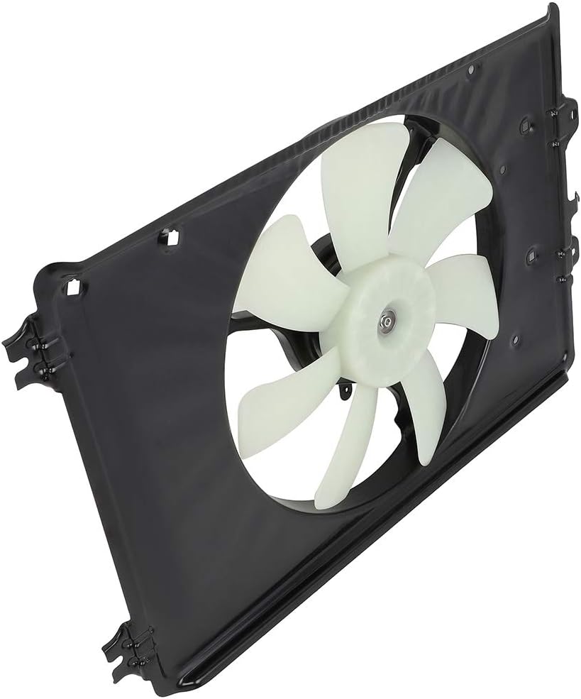 SCITOO A/C Condenser Cooling Fan Assembly, Compatible With 2009-2015 for Honda for Pilot 3.5L, Car Replacement AC Condenser Cooling Fans