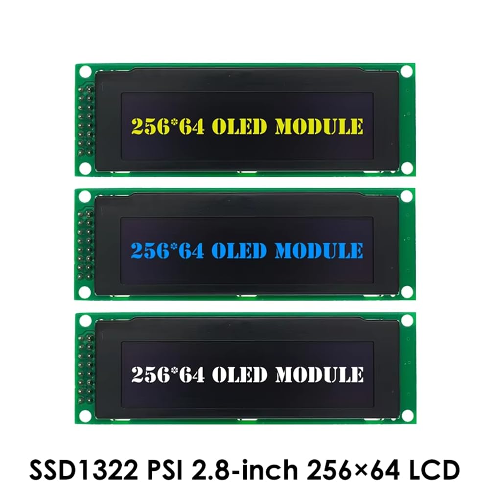 Module LCD 2,8" 12864 Écran OLED Affichage 256x 64 25664 Points Module Graphique Contrôleur SSD1322 Support SPI Blanc