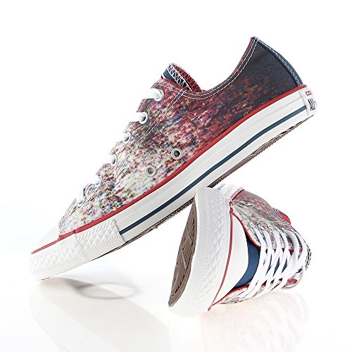 Converse - Chuck Taylor All Star CT Ox - 647644C - Couleur: Bleu Marine-Rouge-Blanc - Pointure: 31.5