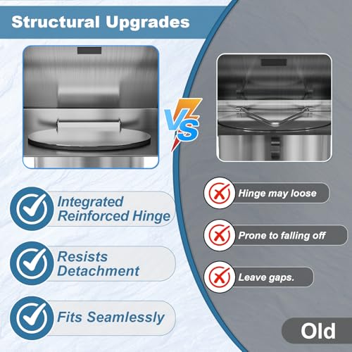 Image of Hon&Guan 8 Inch Wall Vent with Removable Mesh and Magnetic Seal Falp -304 Stainless Steel Exhaust Vent Dryer Vent Cover Rubber Cushioned Non Return Flap | lager gap removable mesh andmagnetic seal