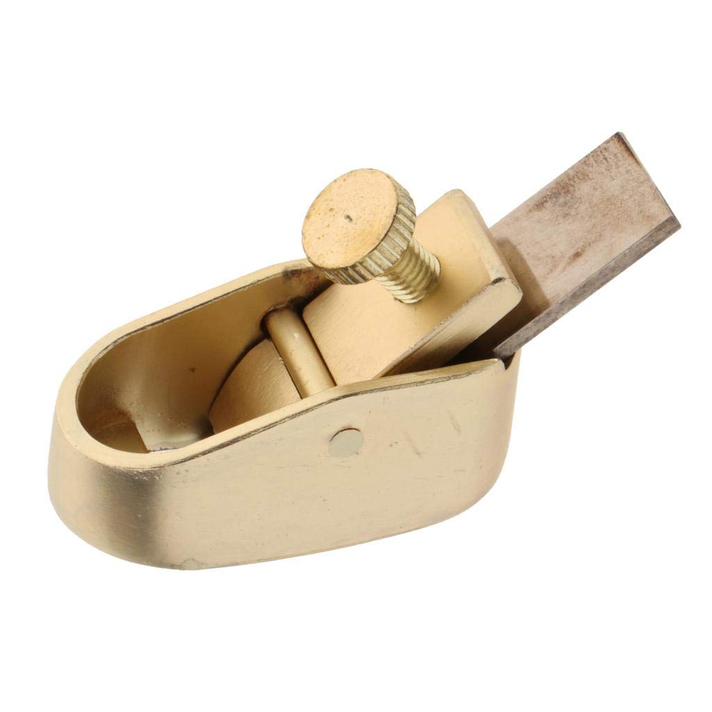 Mini plano de carpintería, Mini cepillador de mano, cepillador de bloque de mano herramienta de carpintería de carpintero de, para carpintería, de oro S