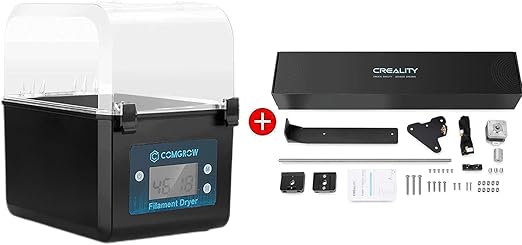review 3D Printer Filament Dryer Box and Official Creality Ender 3V2 Dual Z-axis Kit with Lead Screw