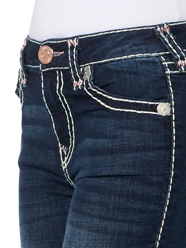True Religion Becca MID Rise Bootcut Flap Pocket Super T Women's Jeans - Dark Stone Fox3